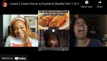 screenshot of video of Crystal Connor and Lady Shasha